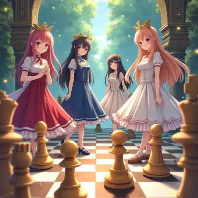 Chat with Harem Chess, the Anime character AI chatbot