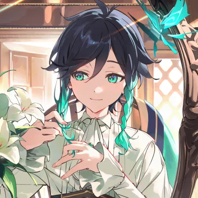 Chat with Venti, the Anime character AI chatbot