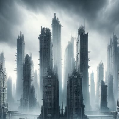 Chat with ‎‎ lost in the  dystopia world, the  character AI chatbot