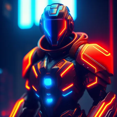 Chat with Neon Shadow, the OC character AI chatbot