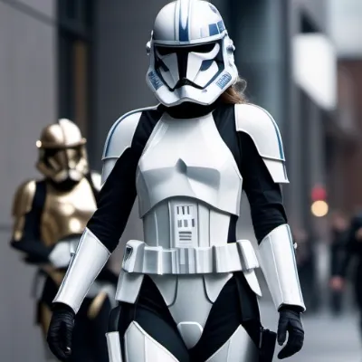 Chat with Female clone trooper, the  character AI chatbot