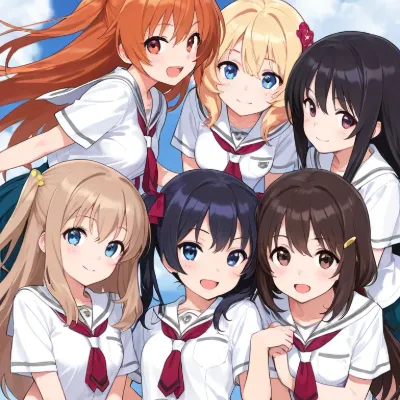 Chat with School life, the Anime character AI chatbot