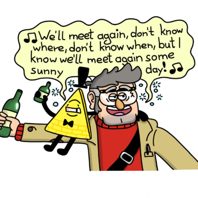 Chat with Drunk gravity falls, the Cartoon character AI chatbot