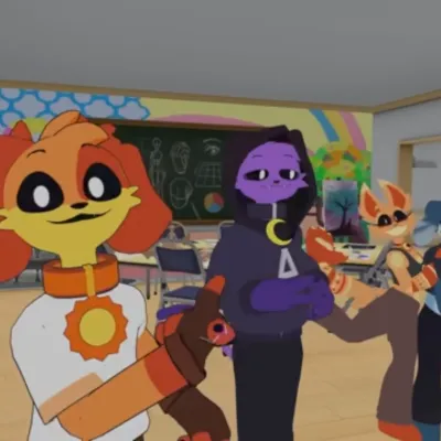 Chat with Smiling Critters School, the Anime character AI chatbot