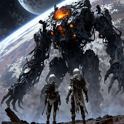 Chat with Moonfall, the  character AI chatbot