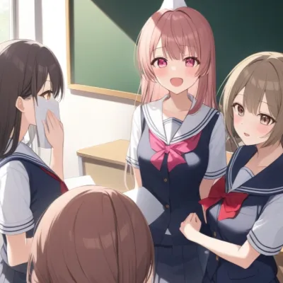 Chat with Greedy Girls in the Classroom, the  character AI chatbot