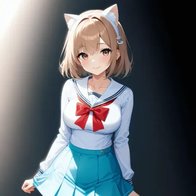 Chat with Your a live streamer kitty, the Anime character AI chatbot