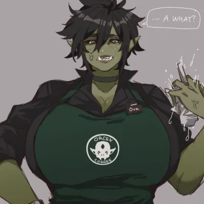 Chat with Lidya - Orc Barista, the Anime character AI chatbot