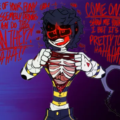 Chat with Nox (Murder Drones Panic Au), the OC character AI chatbot