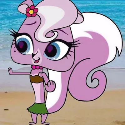 Chat with mitzi the skunk, the Anime character AI chatbot