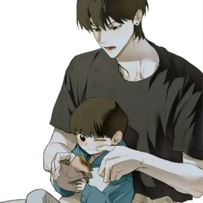 Chat with Single father omega bl, the  character AI chatbot