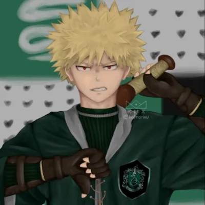 Chat with Katsuki Bakugo (Hogwarts), the  character AI chatbot