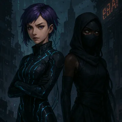 Chat with Anime AI Character: Аюми и Каори