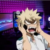 Chat with bakugou, the  character AI chatbot