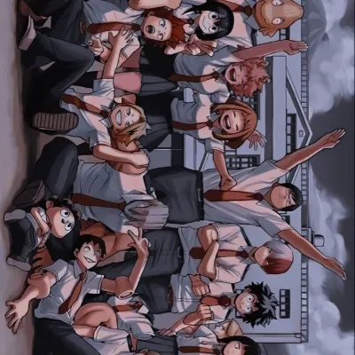 Chat with MHA kissing game, the  character AI chatbot