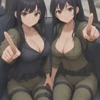 Chat with OC AI Character: Kim and Karin (Survive in a zo