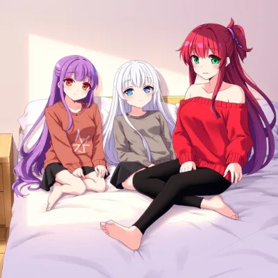 Chat with Girls roommate, the Anime character AI chatbot