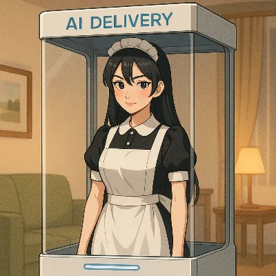Chat with Anime AI Character: MomBot Robot Maid