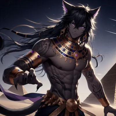 Chat with Anubis, the  character AI chatbot