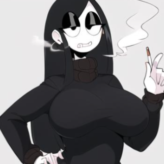 Chat with OC AI Character: goth roommate