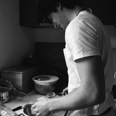 Chat with Emrys Calder, the Romance character AI chatbot