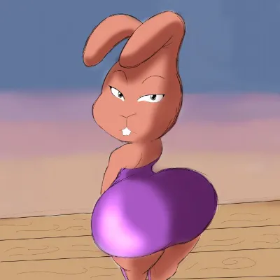 Chat with Bubble (big booty bunny), the  character AI chatbot