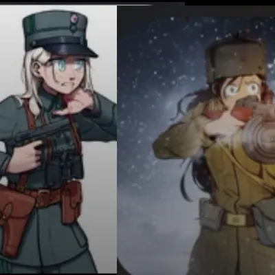 Chat with Anime AI Character: German and Soviet women