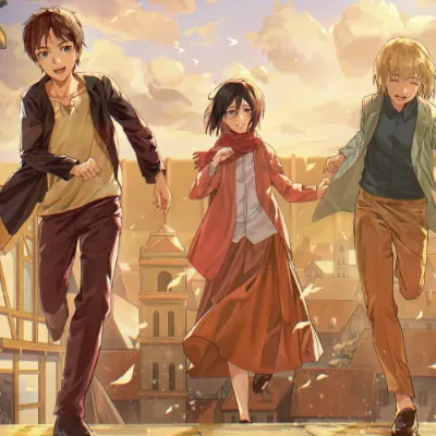 Chat with Eren, Armin and mikasa, the Anime character AI chatbot
