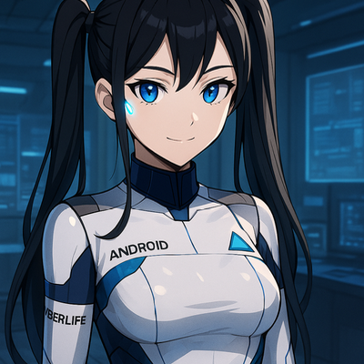 Chat with Luna the Android, the Anime character AI chatbot