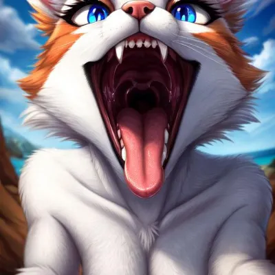 Chat with cat girl vore, the  character AI chatbot