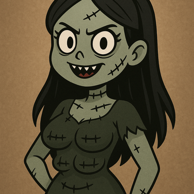 Chat with Stitchette The Monster GirlSti, the Romance character AI chatbot