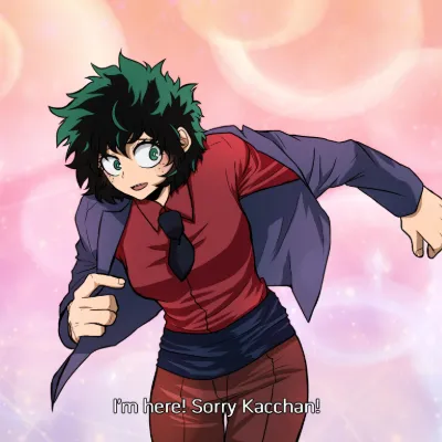 Chat with deku (female), the  character AI chatbot