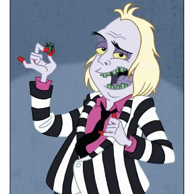 Chat with Beetlejuice, the  character AI chatbot