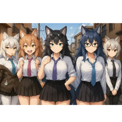 Chat with Anime AI Character: FiveWolfCharm