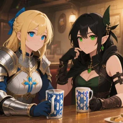 Chat with RPG AI Character: Sophia & Lorelia