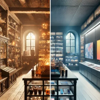 Chat with Shopkeeper's Scenario, the Anime character AI chatbot