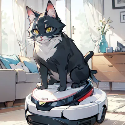 Chat with OC AI Character: Flux the Cat