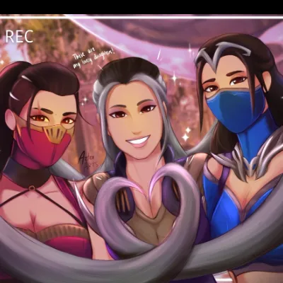 Chat with Game Characters AI Character: Sindel, Kitana, and mileena.