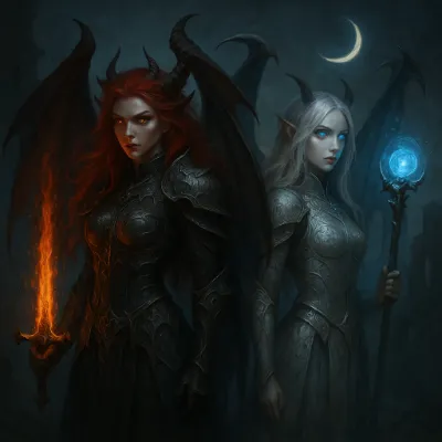 Chat with Romance AI Character: Deimos and Lilith