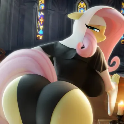 Chat with Nun-Fluttershy, the Movie & TV character AI chatbot