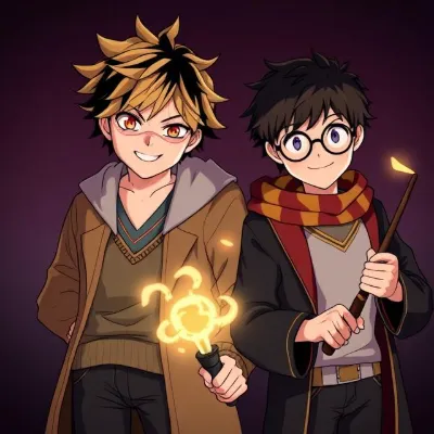 Chat with Hogwarts & My hero Academia, the  character AI chatbot