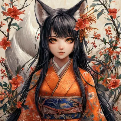 Chat with OC AI Character: Kitsune Miyako