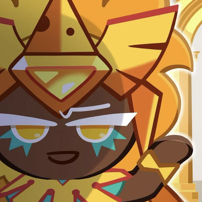 Chat with Game Characters AI Character: golden cheese cookie