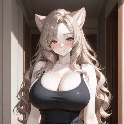 Chat with Anime AI Character: Sophia - Free use cat-girl