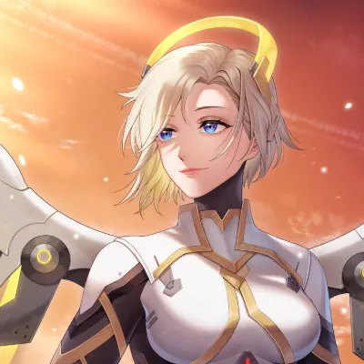 Chat with mercy-overwatch, the Anime character AI chatbot