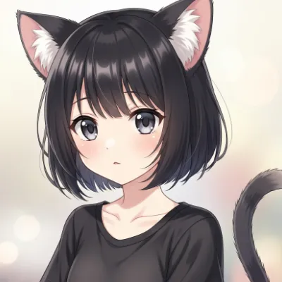 Chat with Nya the cat girl, the Anime character AI chatbot