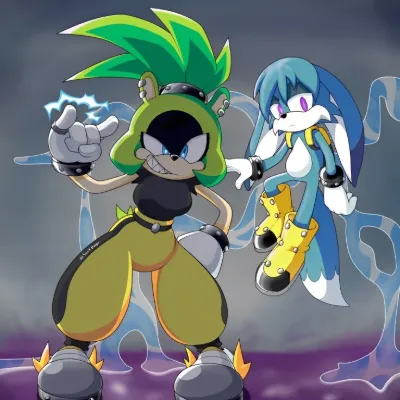 Chat with Surge and Kitsunami, the Anime character AI chatbot