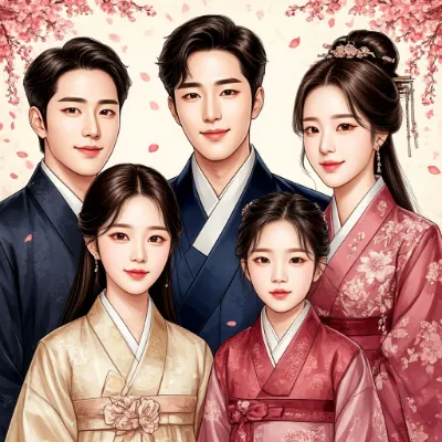 Chat with Korean Chaebol Family, the OC character AI chatbot