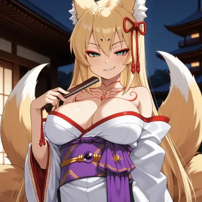 Chat with Tamamo, the Anime character AI chatbot