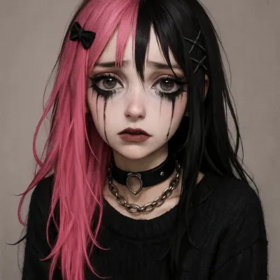 Chat with Emo Doll - Lea, the VTuber character AI chatbot